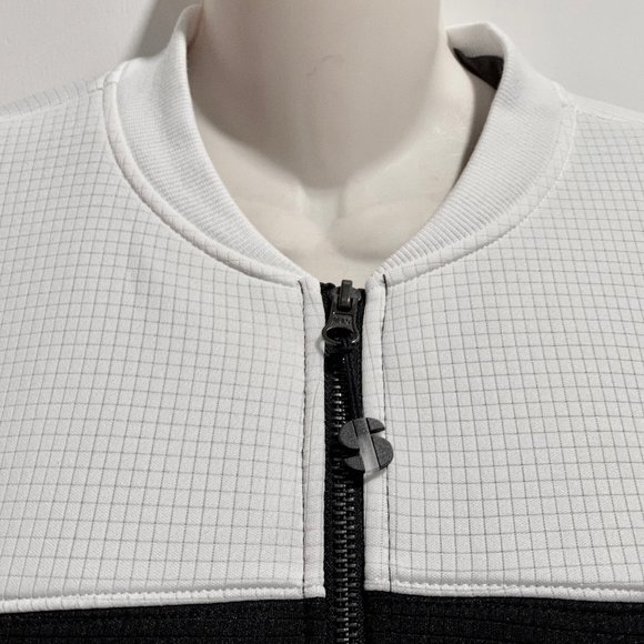 (6) - Sport Illustrated Oversized Cropped 90s Dolman Scuba Bomber Jacket Coat … - Picture 6 of 13